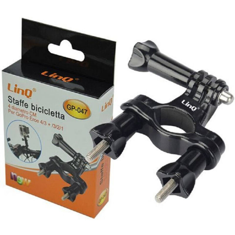 foto del prodotto linq supporto staffa regolabile universale bicicletta bici fotocamera gopro hero gp 047 