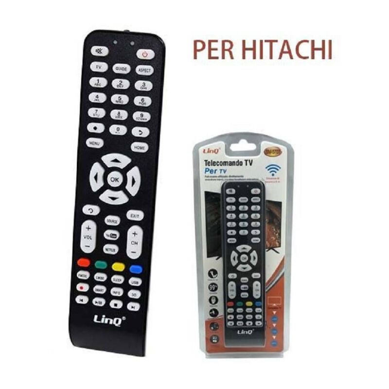 foto del prodotto linq telecomando universale per tv hitachi led lcd ht 5729 universal remote control 