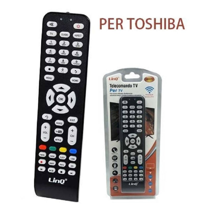 immagine 0 del prodotto linq telecomando universale tv toshiba led lcd hdtv universal remote control ts 5730 