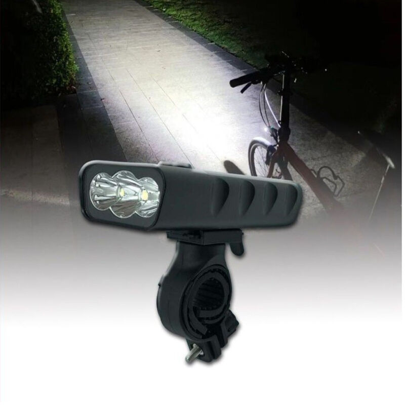 foto del prodotto linq torcia luce led faro fanale per bici bicicletta ipx6 ricarica micro usb t 9287 