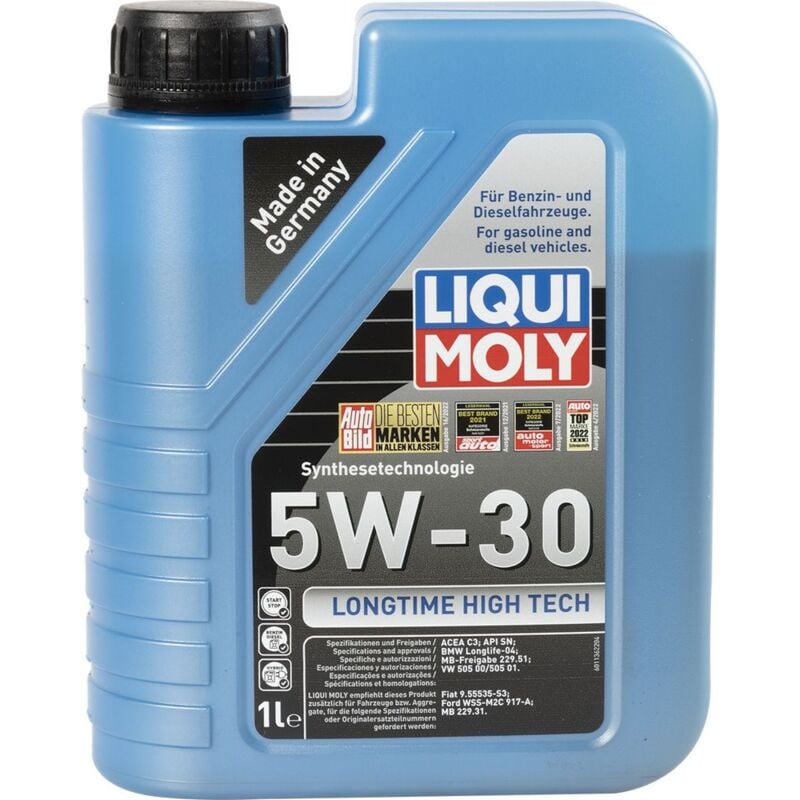 foto del prodotto liqui moly olio motore longtime high tech 5w 30 1l