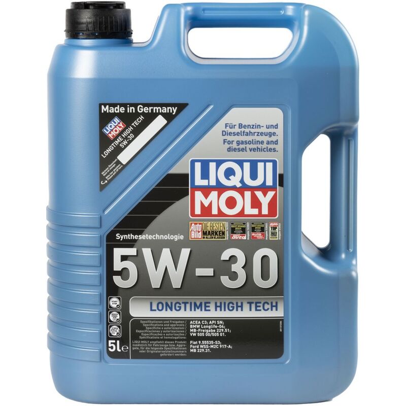 foto del prodotto liqui moly olio motore longtime high tech 5w 30 5l