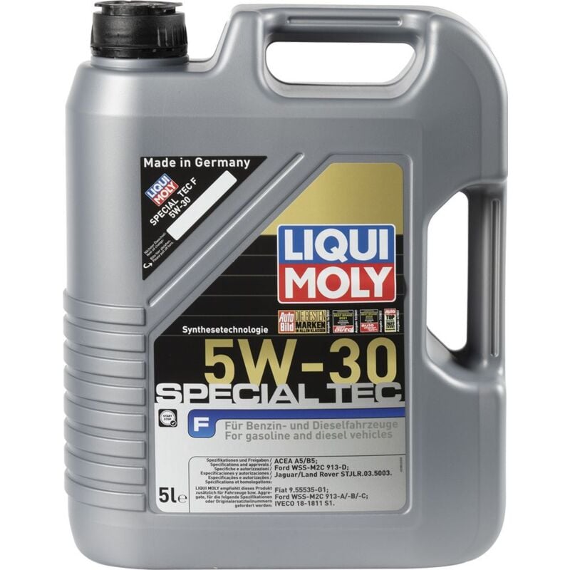 foto del prodotto liqui moly olio motore special tec f 5w 30 5l