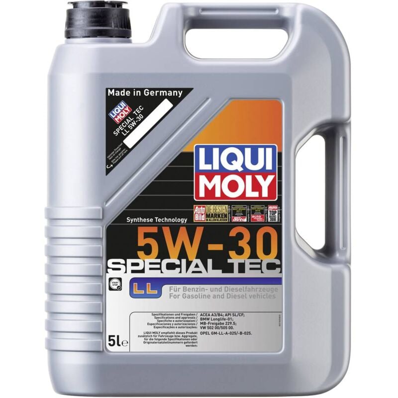 foto del prodotto liqui moly special tec ll 5w 30 1193 olio motore 5 l