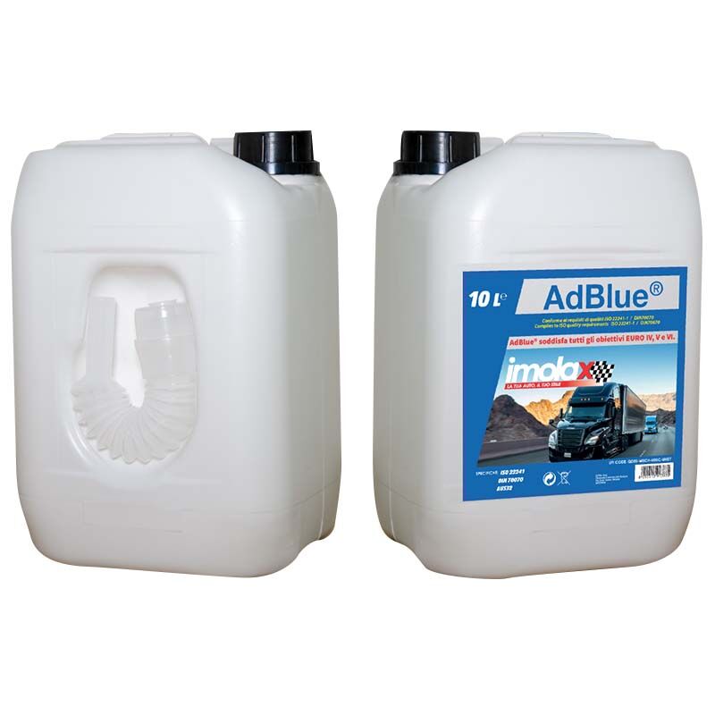 foto del prodotto liquido ad blue, con beccuccio, confezione 10 lt