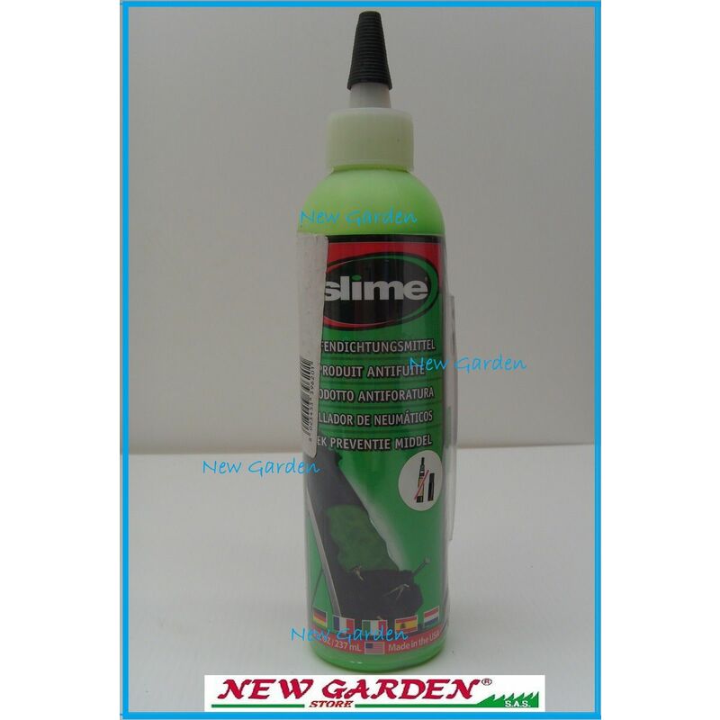 foto del prodotto liquido antiforatura camere d aria sigilla pneumatici slime 237ml 99 820 ruota
