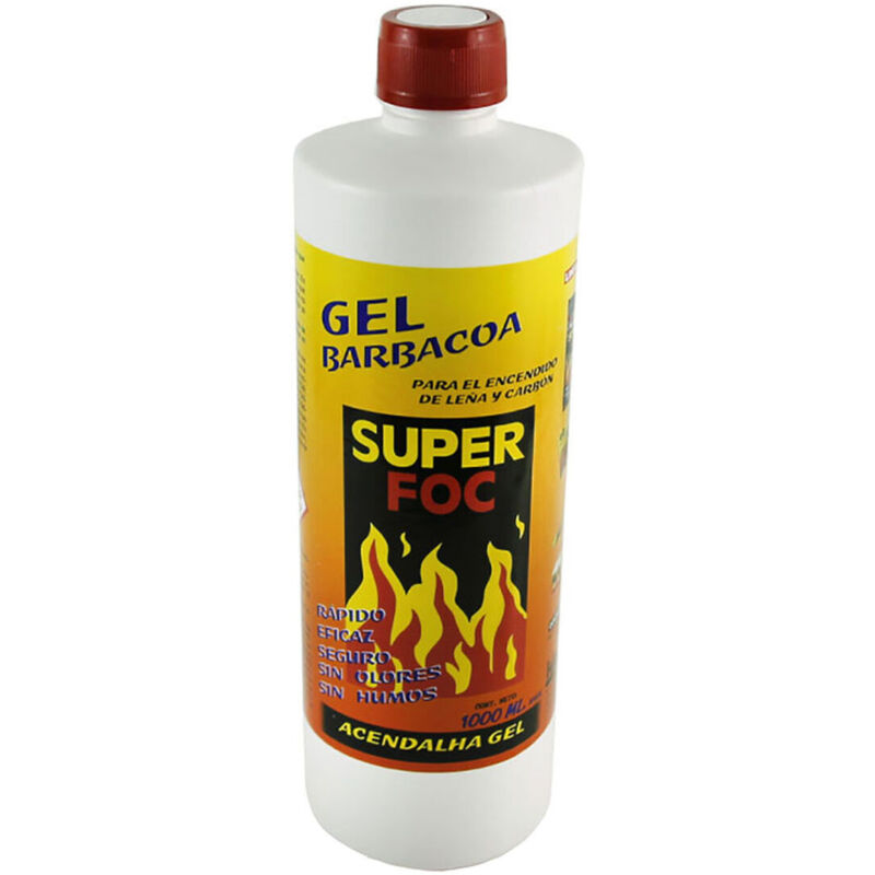 foto del prodotto liquido di accensione super foc gel 1 l