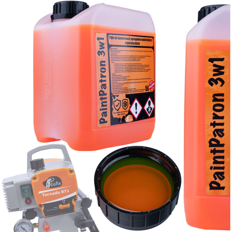 foto del prodotto liquido di manutenzione e pulizia per l unit di verniciatura rosfix paintpatron 3in1 5l
