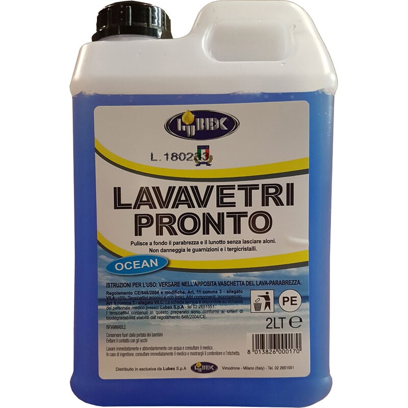 foto del prodotto liquido lavavetri auto lt.2