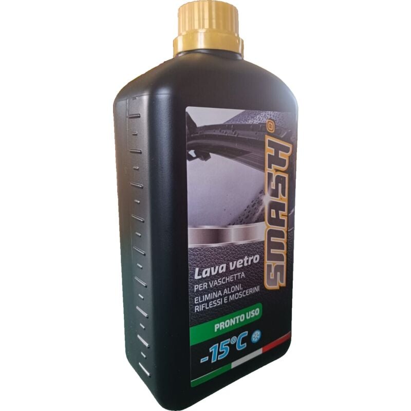 foto del prodotto liquido lavavetri per auto detergente pulizia cristalli lubex 15 pronto uso 1l