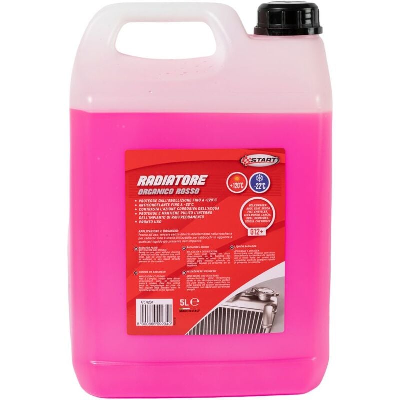 foto del prodotto liquido protettivo antigelo per radiatori rosso - lt.5