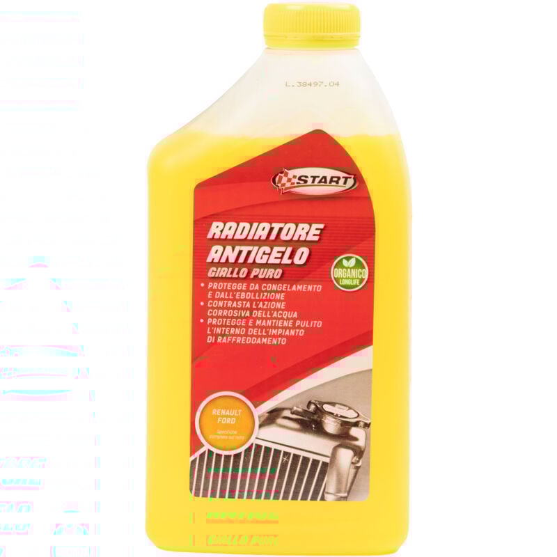 foto del prodotto liquido radiatore antigelo puro long life giallo 1lt