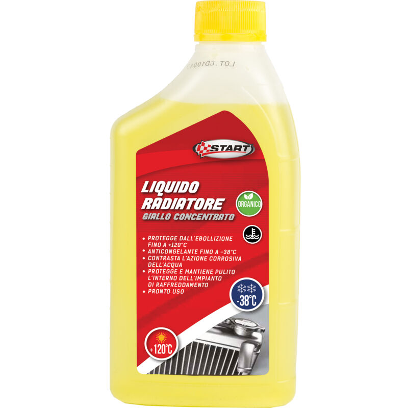 foto del prodotto liquido radiatore giallo 38 c 1l per motori monoblocco in alluminio