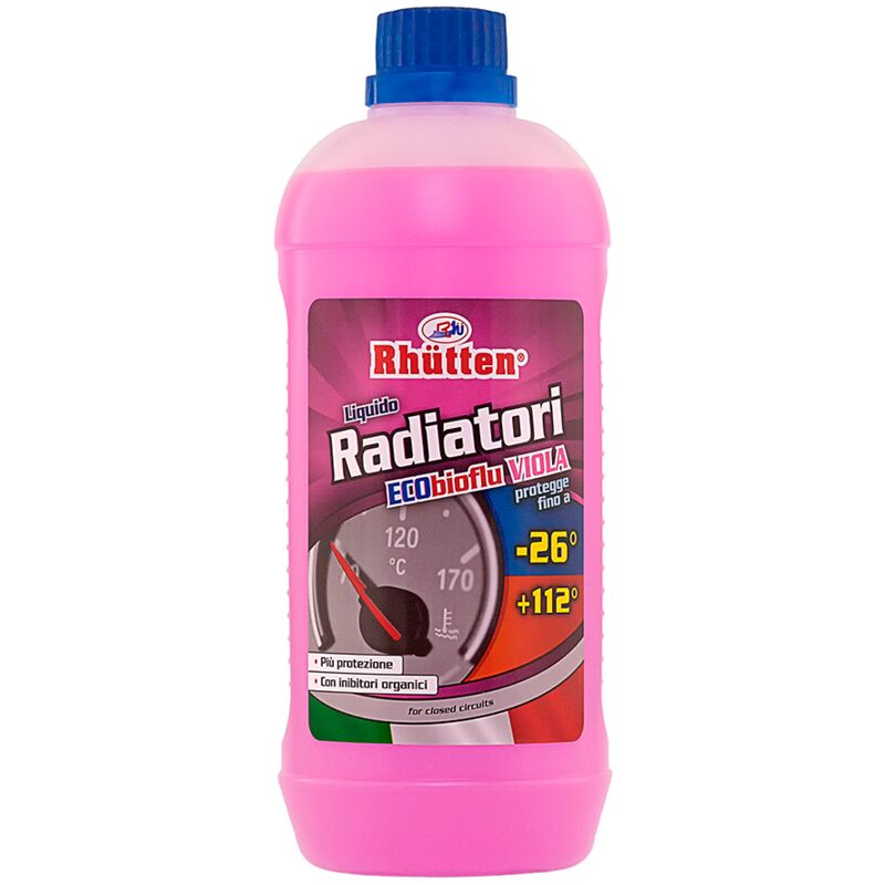 foto del prodotto liquido radiatore viola puro protettivo antigelo anticorrosione 26 neutron 1 lt
