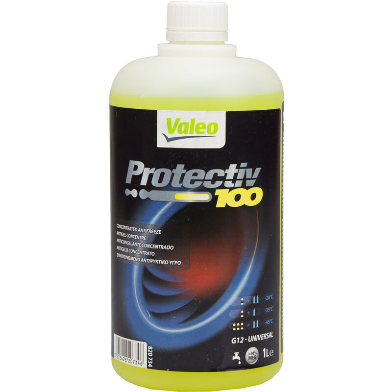 foto del prodotto liquido refrigerante protettivo 100 concentrato giallo 1l