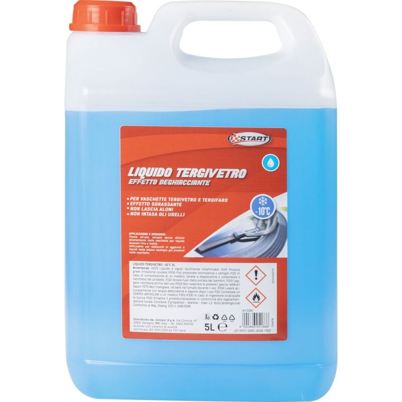foto del prodotto liquido tergivetro 10 c 5l per vaschette tergivetro e tergifaro