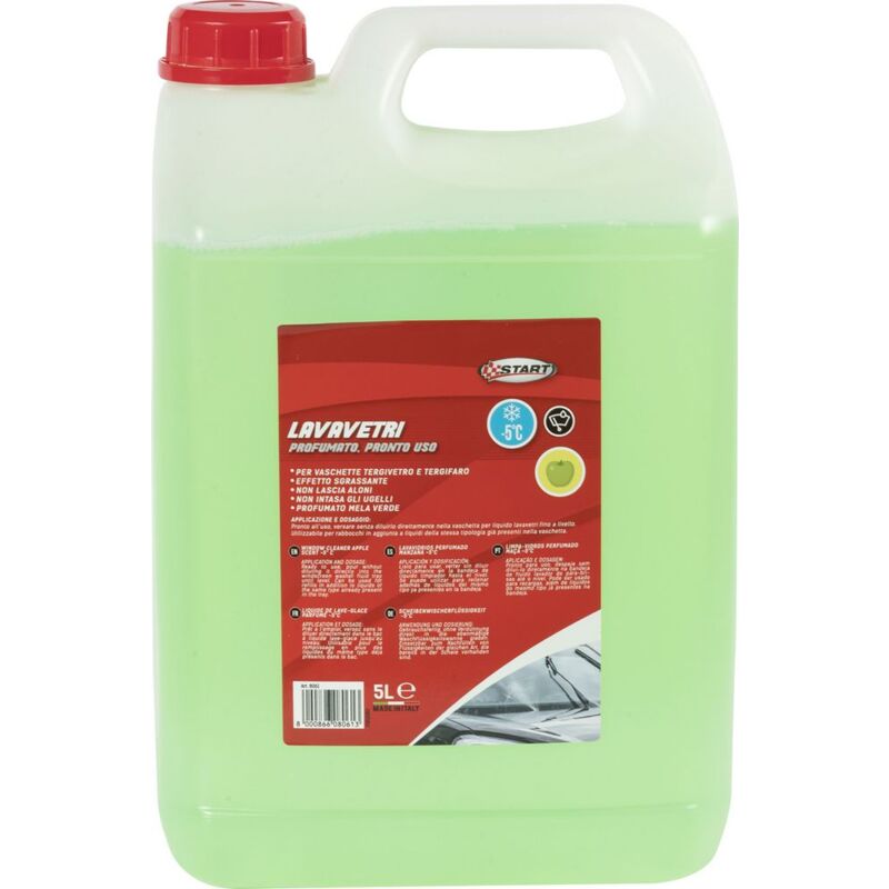 foto del prodotto liquido tergivetro profumato alla mela verde 5 c 5l