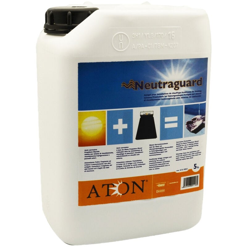 foto del prodotto liquido termovettore per impianto pannelli solari ferqlima 5 lt blu