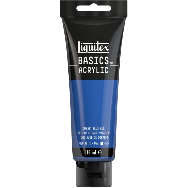 foto del prodotto liquitex 8870018 basics pittura acrilica, pigmenti per artisti monopigmentati, resistente alla luce, durevole nel tempo, finitura satinata, tubo