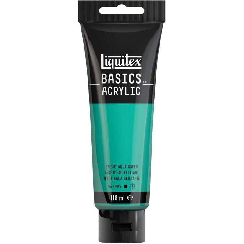 foto del prodotto liquitex 8870036 basics pittura acrilica, pigmenti per artisti monopigmentati, resistente alla luce, durevole nel tempo, finitura satinata, tubo
