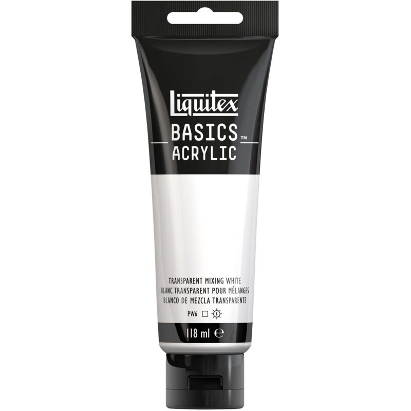 foto del prodotto liquitex 8870059 basics pittura acrilica, pigmenti per artisti monopigmentati, resistente alla luce, durevole nel tempo, finitura satinata, tubo