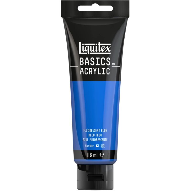 foto del prodotto liquitex 8870068 basics pittura acrilica, pigmenti per artisti monopigmentati, resistente alla luce, durevole nel tempo, finitura satinata, tubo