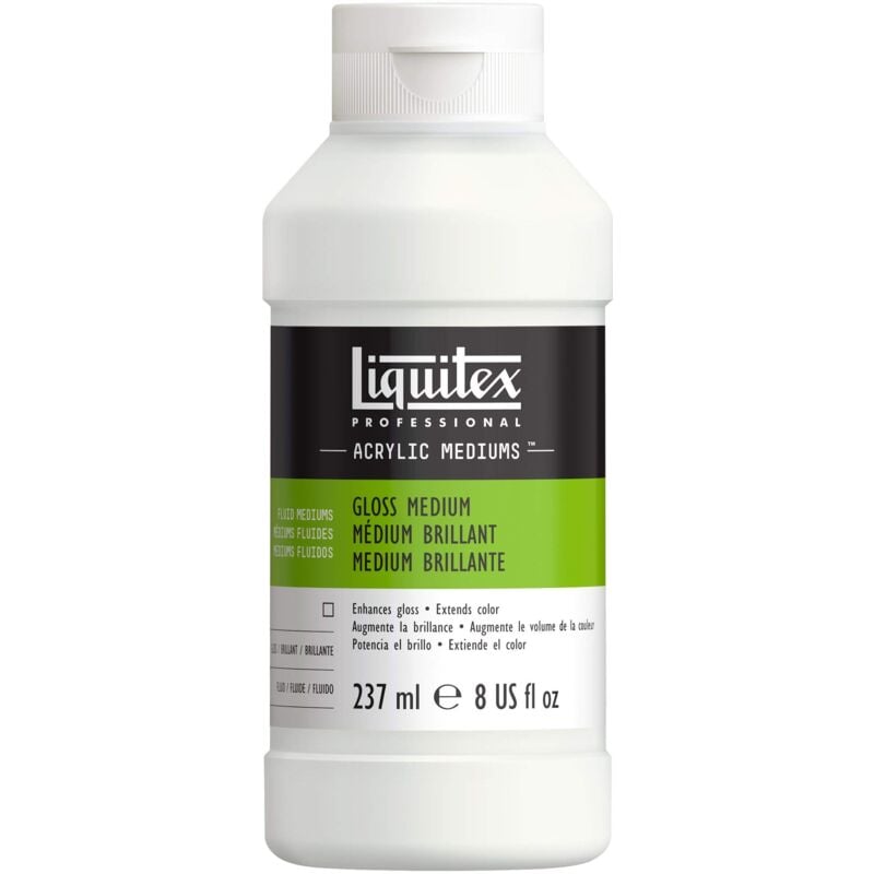 foto del prodotto liquitex medium e vernice brillante professionale, 237 ml, confezione da 1, 14.02 x 6.02 x 6.02 cm