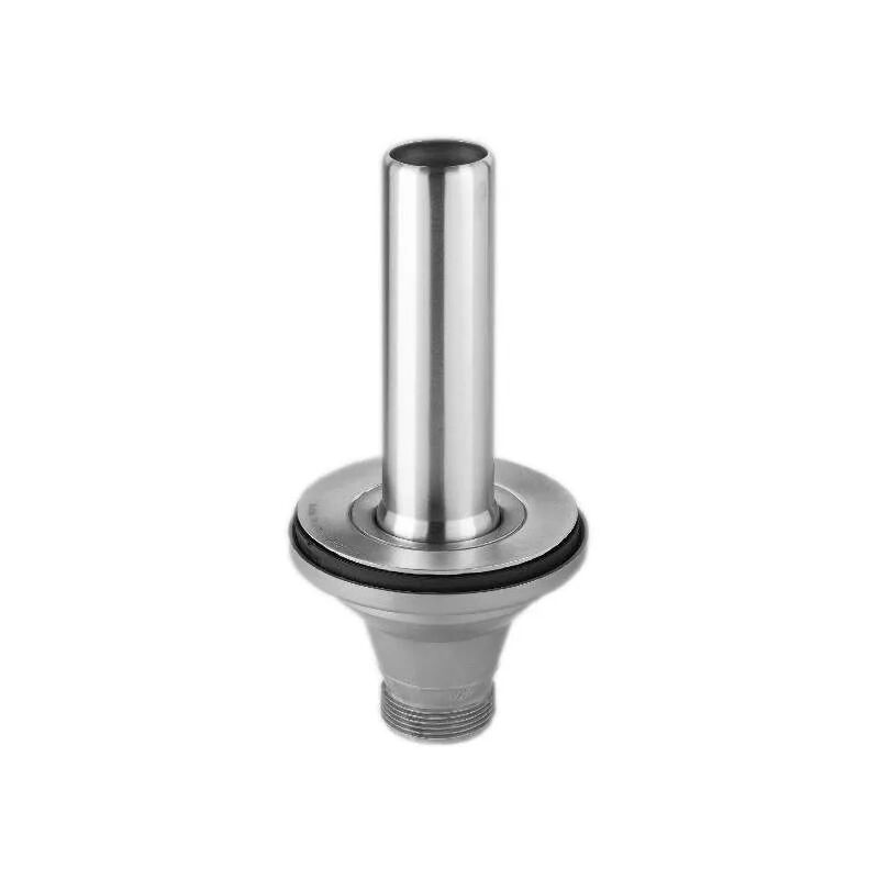 foto del prodotto lira scarico con tubo di troppopieno in acciaio inossidabile di 270 mm per lavello di 90 mm di diametro