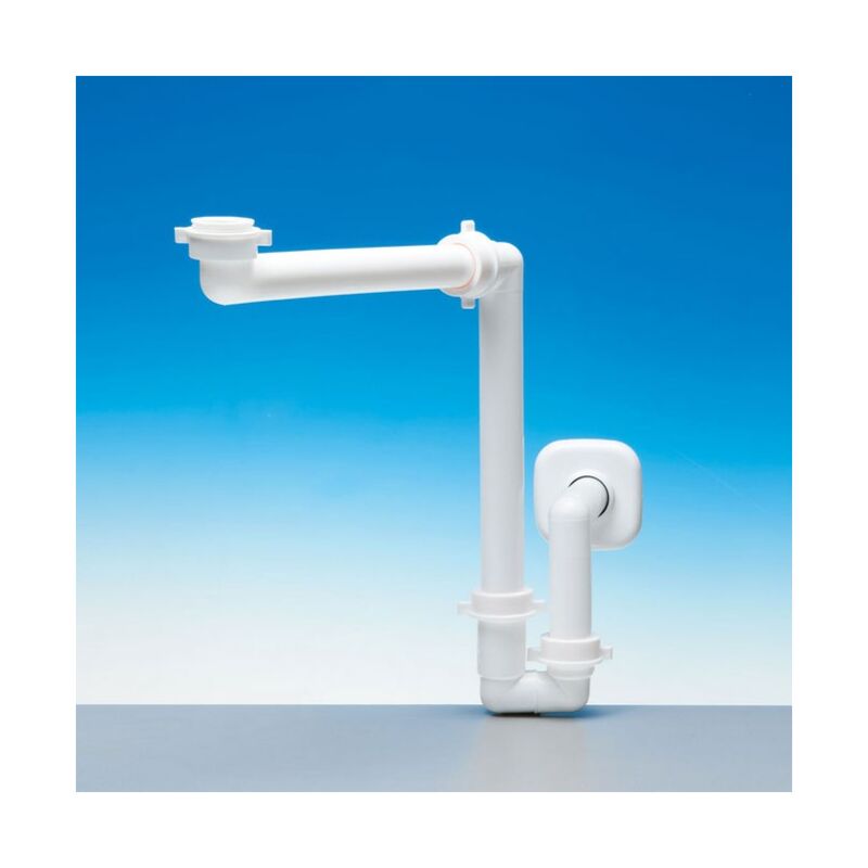 foto del prodotto lira sifone spazio bagno per lavabo completo di raccordo 1 1 1 4 uscita 32 40 a.1115.01