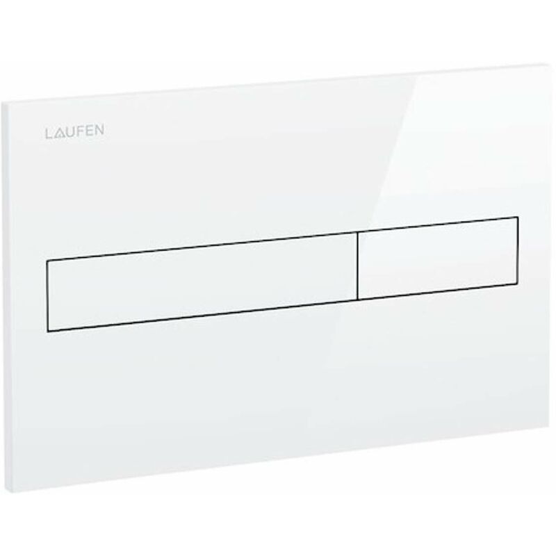 foto del prodotto lis placca di comando aw1, bianco h8956610000001 laufen