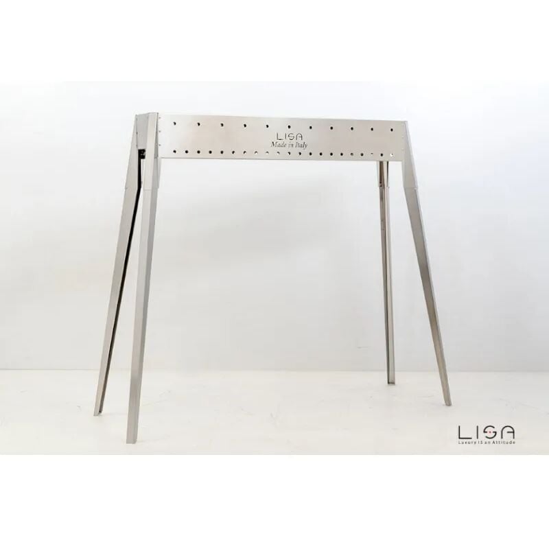 foto del prodotto lisa barbecue a carbone per arrosticini miami 800 in acciaio inox