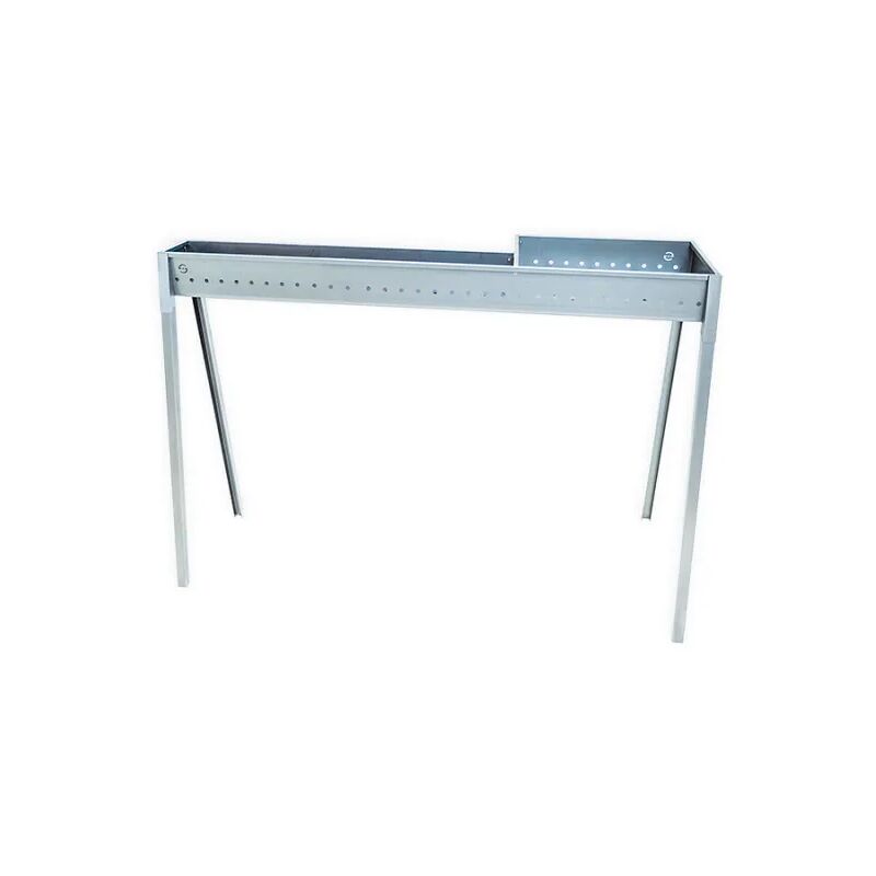 foto del prodotto lisa barbecue a carbone per arrosticini milano grill 80 40 in acciaio inox senza kit paratia griglia
