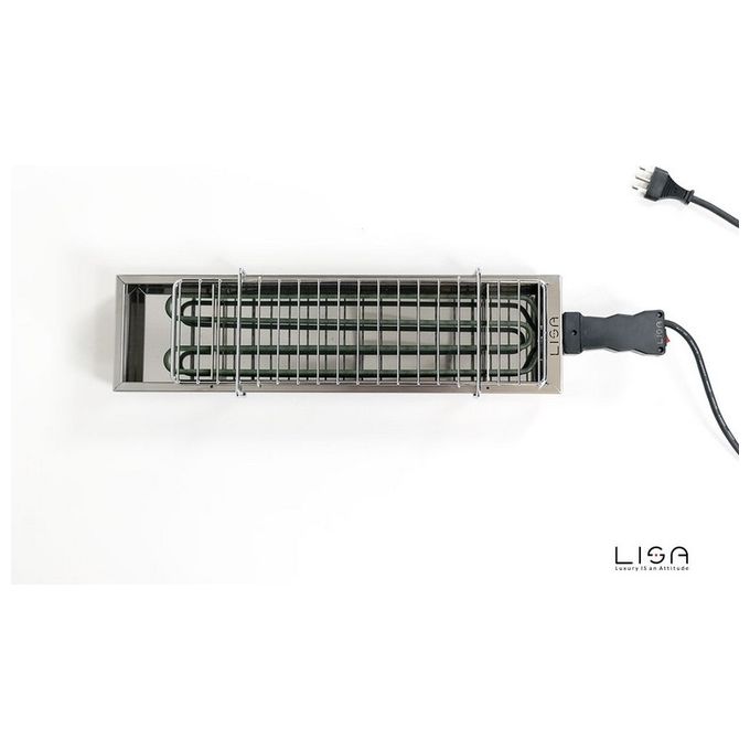 foto del prodotto lisa barbecue elettrico ebbq 1800w in acciaio inossidabile ideale per grigliate all aperto grazie alla potenza e al design resistente