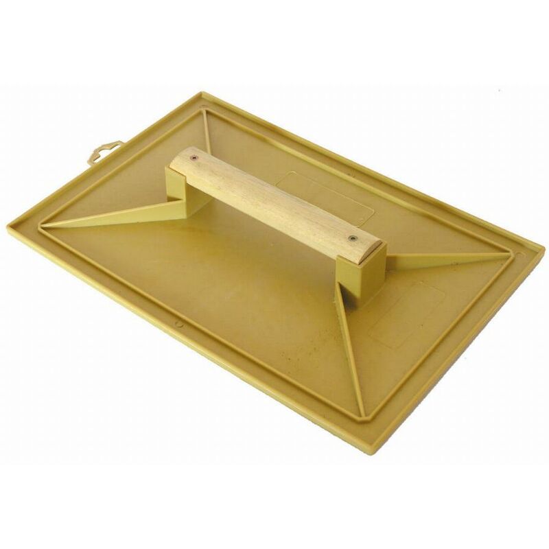 foto del prodotto lisciatore rettangolare giallo 28x41mm manico in plastica mob mondelin 311100