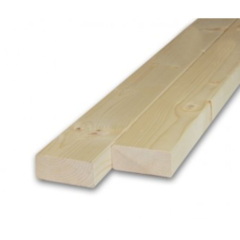 foto del prodotto listelli in abete piallato lunghezza cm 200 pacchetto 25 x 80 mm 2 pz.