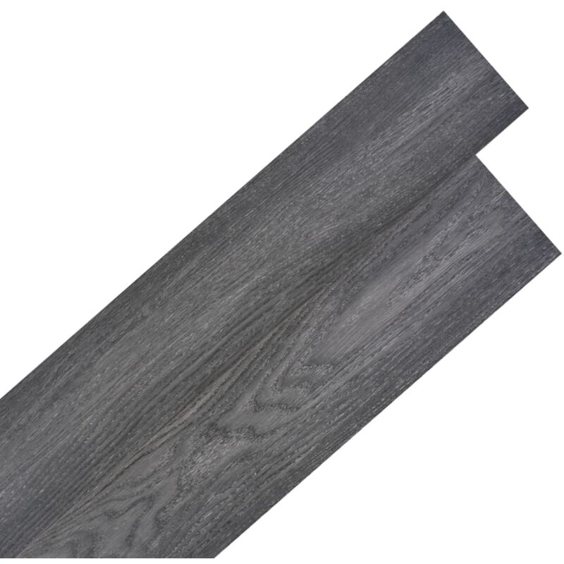 foto del prodotto listoni pavimentazione autoadesivi pvc 5,02m 2 mm vari colori colore nero bianco