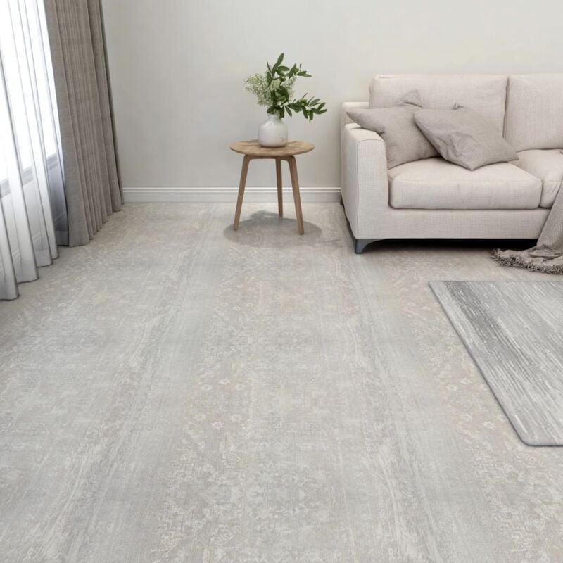 foto del prodotto listoni pavimenti adesivi 20 pz in pvc 1,86 m grigio chiaro vidaxl