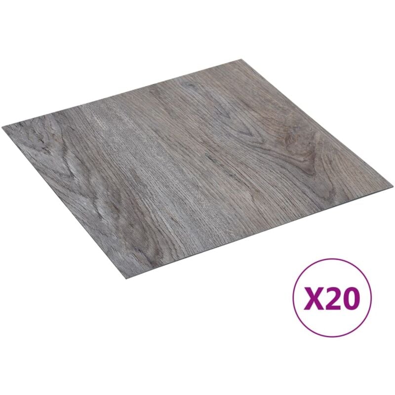 foto del prodotto listoni pavimenti adesivi 20 pz in pvc 1,86 m marrone chiaro vidaxl