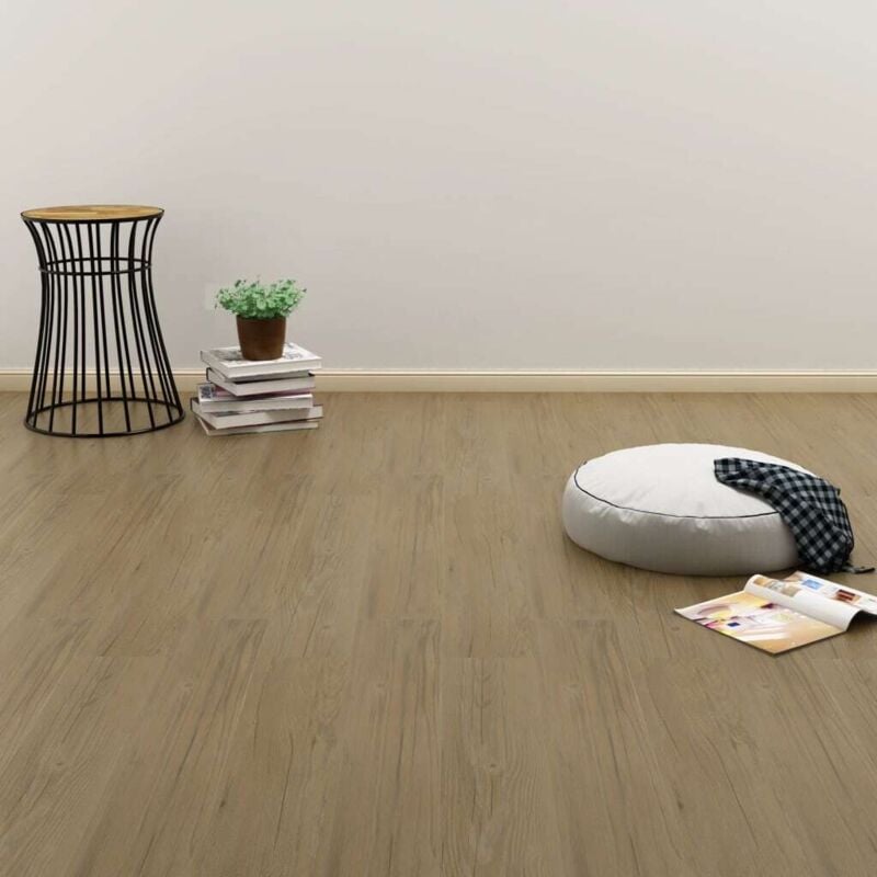 foto del prodotto listoni pavimenti autoadesivi 4,46 m 3 mm pvc marrone naturale vidaxl