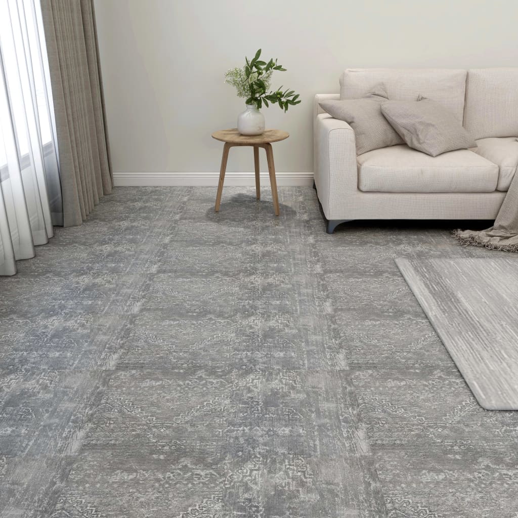 foto del prodotto listoni pavimenti autoadesivi 55 pz pvc 5,11 m grigio cementocod mxl 128889