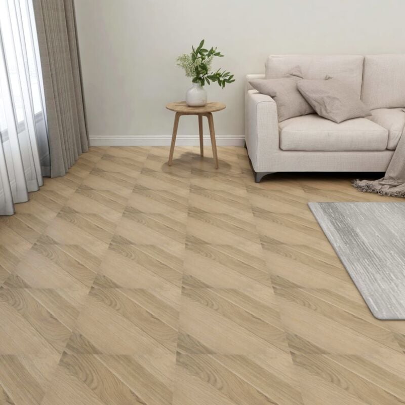 foto del prodotto listoni pavimenti autoadesivi 55 pz pvc 5,11 m marroni rigati vidaxl