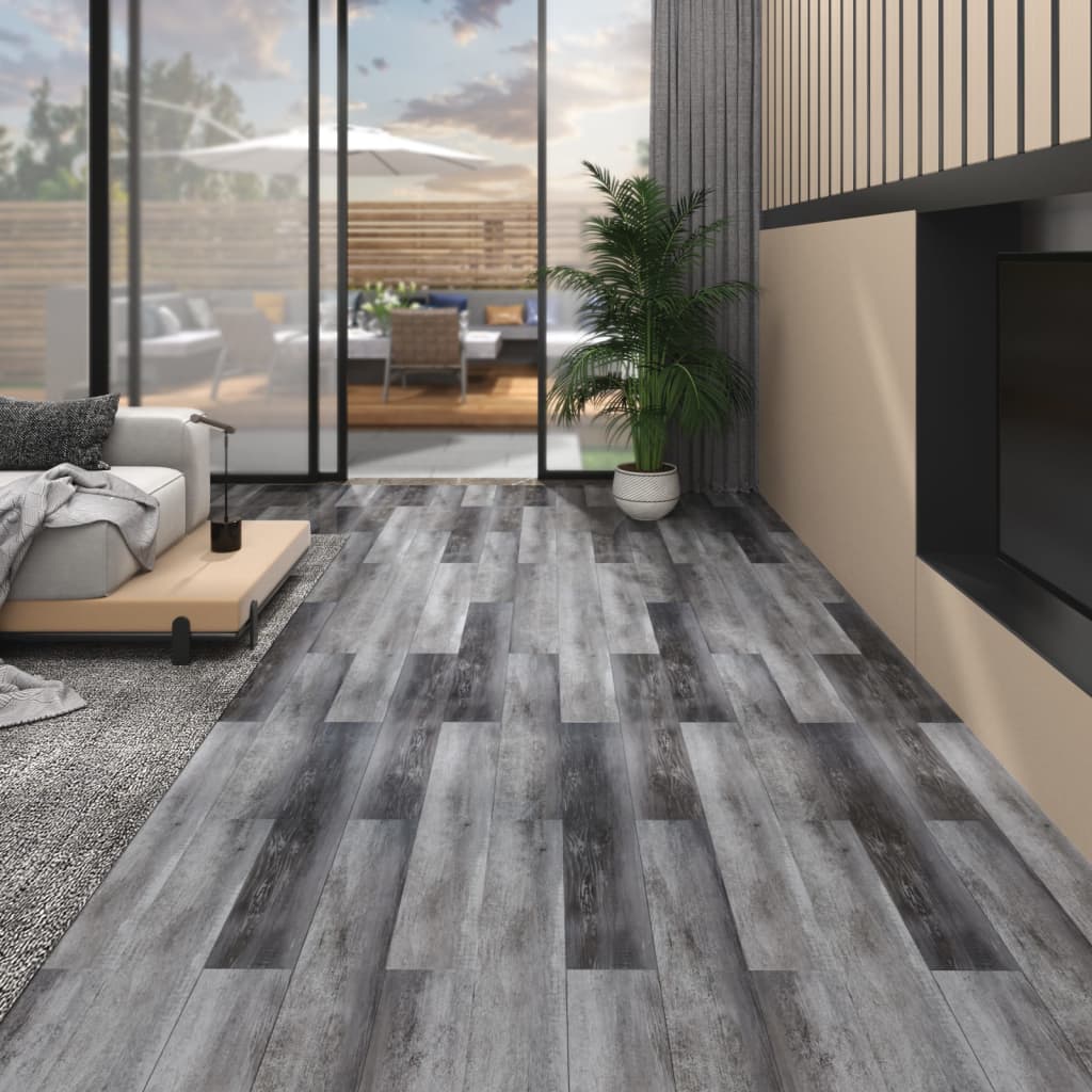 foto del prodotto listoni pavimenti non autoadesivi pvc 5,26 m 2mm grigio lucido cod mxl 42086