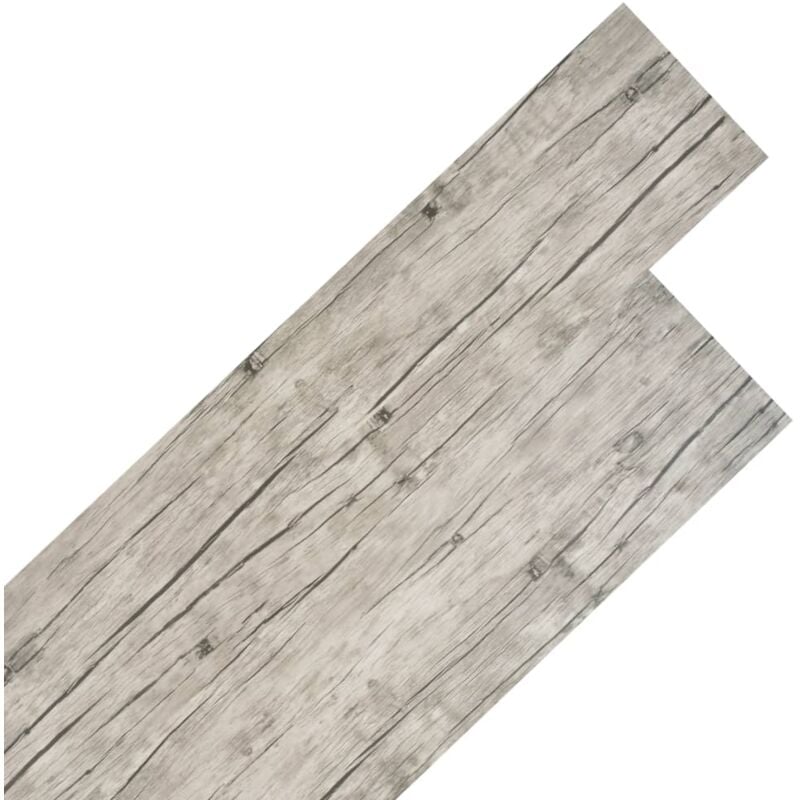 foto del prodotto listoni pavimenti non autoadesivi pvc 5,26m 2mm rovere slavato vidaxl