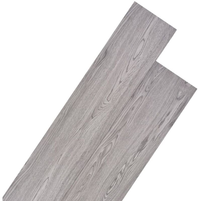 foto del prodotto listoni per pavimentazione in pvc 5,26 m 2 mm vari colori colore grigio scuro