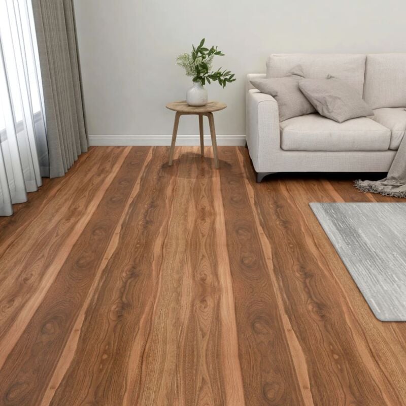 foto del prodotto listoni per pavimenti autoadesivi 20 pz in pvc 1,86 m marroni