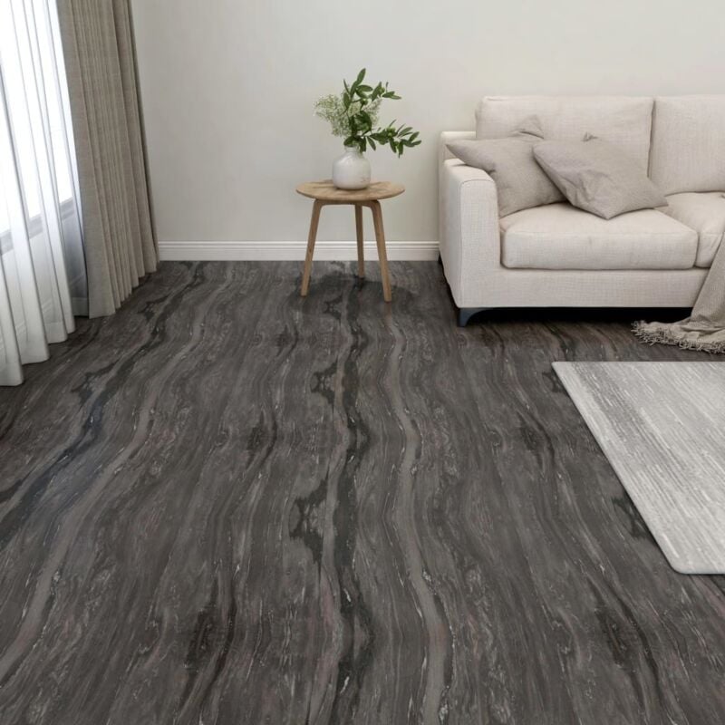 foto del prodotto listoni per pavimenti autoadesivi 20pz pvc 1,86 m grigio scuro