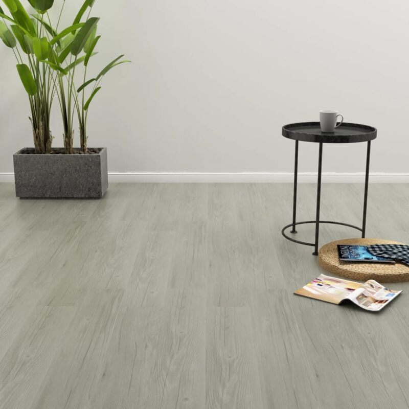 foto del prodotto listoni per pavimenti autoadesivi 4,46 m 3 mm in pvc grigio vidaxl