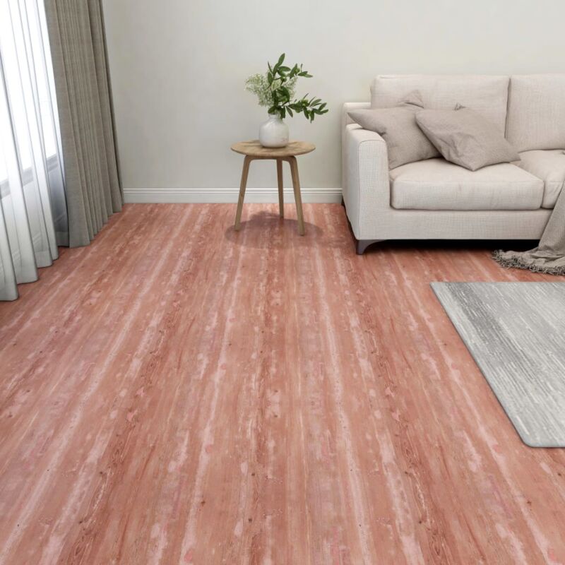foto del prodotto listoni per pavimenti autoadesivi 55 pz in pvc 5,11 m rossi vidaxl