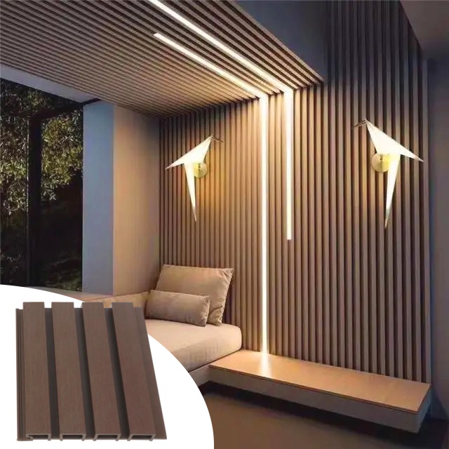 foto del prodotto listoni wpc elegant 20m per rivestimenti colore rovere listone co-estruso 219x2200mm spessore 26mm