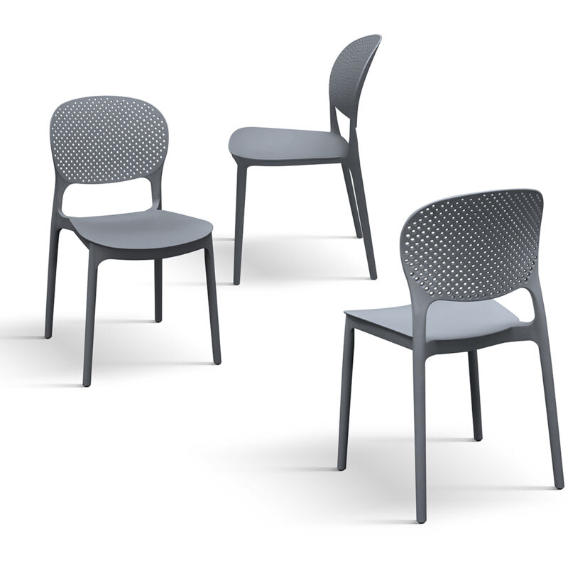 foto del prodotto lite sedia di design moderno in polipropilene